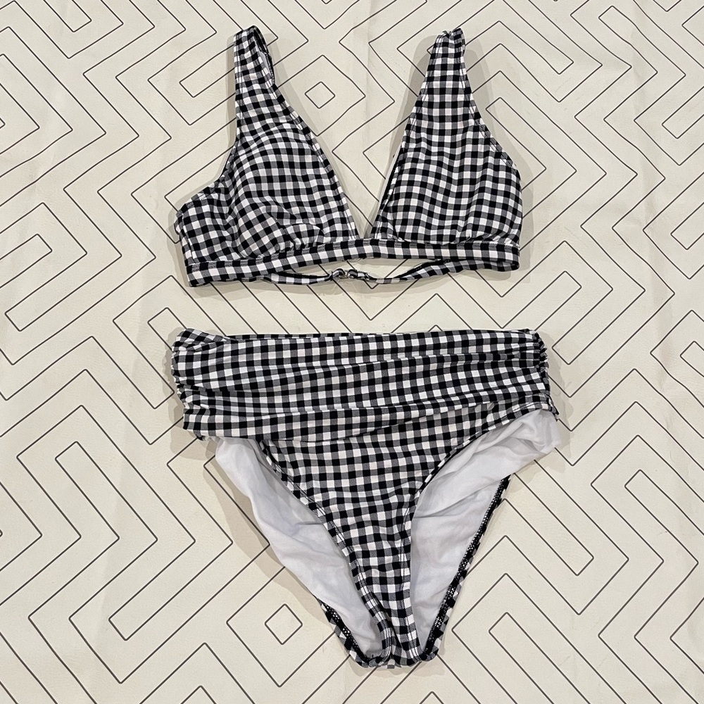 VYB Buffalo Check Two Piece Bikini